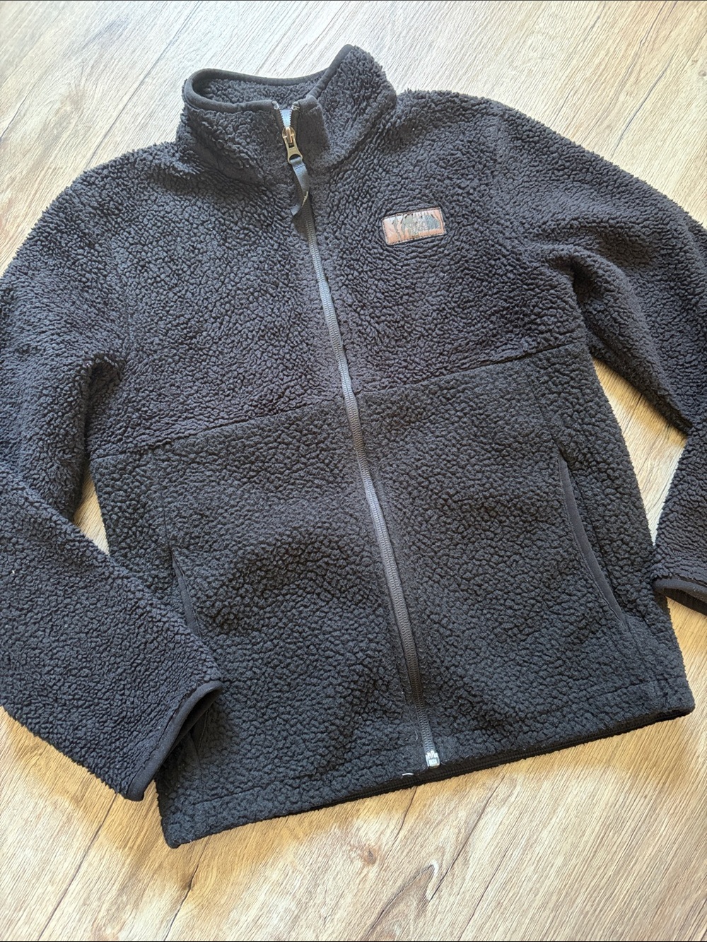 The North Face Black Sherpa Fleece Zip-Up Jacket